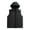 #2_Black, variant on Men’s Winter Hooded Puffer Vest Thick Quilted Insulated Down Filled Sleeveless Jacket Zip Up Warm Coat with Pockets Detachable Hood