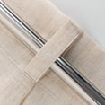 thumbnail image 4 of DriftAway Pinch Pleat Linen Textured Semi Sheer Solid Farmhouse and Modern Rustic Linen Curtains High Ceiling Extra Long Drapes for Living Room 17 ft Length 1 Panels W52 x L204 Inches Long Beige, 4 of 7