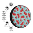 thumbnail image 4 of Susaid Watermelon Print Water Proof Spare Tire Cover Wheel Tire Dust-proof Cover Fit Trailer, RV, SUV and Many Vehicle-14 inch, 4 of 6