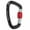 black, variant on Greensen Outdoor Aluminium Alloy D Lock Hammock Backpack Cable Loop Rock Climbing Carabiner, Hammock Carabiner, Carabiner
