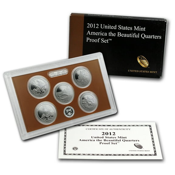 2012-S America the Beautiful Quarters Proof Set