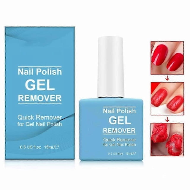 1-3pcs Soak-Off Gel Acrylic Nail Polish Magic Quick Burst Manicure Remover 15ml