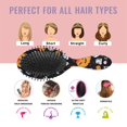 thumbnail image 7 of Classic Halloween Icons Pattern Hair Brush,Girls Detangling Hair Brush,Glide Through Tangles with Ease for Wet & Dry Hair,8.8"X2.8", 7 of 7