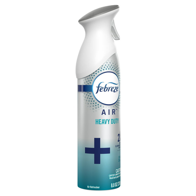 Febreze Odor-Fighting Air Freshener, Heavy Duty Crisp Clean, Pack