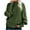 Army Green, variant on Homenesgenics Womens Tops under $5 Women Casual Solid Long Sleeve Thick Knit Pullover CrewNeck Sweater Coat Beige XXXL
