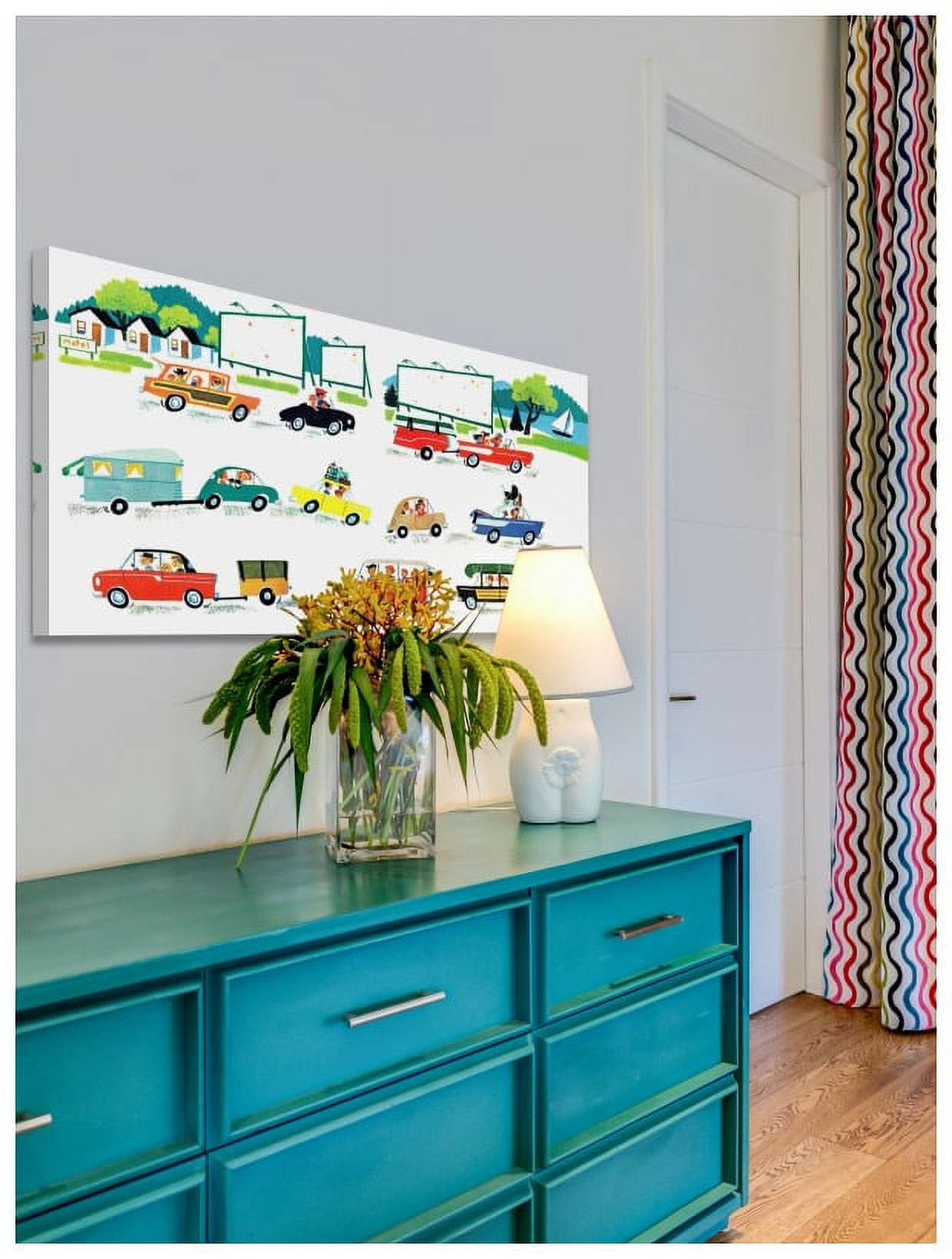 Marmont Hill Inc Marmont Hill 'Cars' by Curtis Painting Print on Canvas - Multi-color