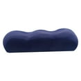 thumbnail image 4 of Leg Pillow for Sleeping Hip Pain Bolster Pillow for Legs Memory Foam Knee Pillow Leg Elevating Support Pillow for Ankle Rest and Foot Comfort 17.7" x 6.7" x 4.3" Blue, 4 of 8