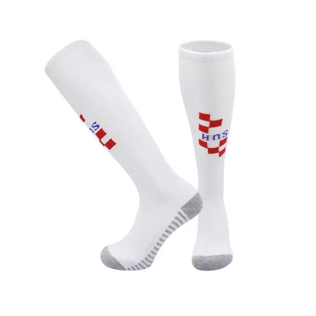 Calcetines de fútbol del equipo nacional para adultos y niños, medias de entrenamiento hasta la rodilla, con toalla gruesa, temporada 22/23 en unisex