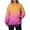 Hot Pink, variant on Brondbend Women's Fashion Hoodies Sweatshirts Womens Long Sleeved Gradient Color Front Pocket Casual Pullover with Drawstring Oversized Fall Winter Comfortable Top(Army Green)