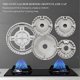 thumbnail image 4 of Upgrade Cooker Hat Set Oven Gas Hob Burner Crown Flame Cap Cover for Kitchen Fit for Stove Handles, 4 of 5