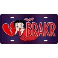 thumbnail image 2 of Betty Boop Heart Breaker License Plate (BRAKR), 2 of 4