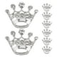 thumbnail image 1 of 8 Uds broche de corona alfileres broches de corona de moda para mujer accesorios elegantes para traje broche de fiesta de boda broches decorativos para vestido, 1 of 5