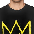 thumbnail image 3 of Jean Michel Basquiat Men Guys T Shirts Round Neck Short Sleeve Top Fitness Custom Tees Clothing, 3 of 5