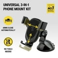 thumbnail image 2 of Scosche GHVWD-SP Gravity Drop 3-in-1 Adjustable Rotating Suction Cup/Vent Dash Mount Black, 2 of 7