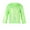 Green, variant on Zaldita Kids Girls Shiny Metallic T-Shirt Long Sleeve Loose T-Shirt for Stage Performance Costume Jazz Hip Hop Dancewear Gold 3-4