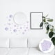 thumbnail image 4 of KAKOWELY hojas de pegatinas de pared con burbujas de agua, temática oceánica, para fiesta, hogar, baño, decoración, habitación infantil, fiesta de sirena, bricolaje, 4 of 5