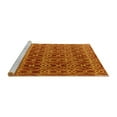 thumbnail image 2 of Ahgly Company Machine Washable Indoor Rectangle Abstract Yellow Modern Area Rugs, 7' x 10', 2 of 4