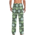 thumbnail image 2 of FREEAMG Cute Frog Pajama Pants for Men, Men's Separate Bottoms, Comfortable Sleep Lounge Pj Pants, 2 of 7