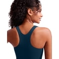 thumbnail image 4 of Top Tankini CRZ YOGA Cuello Alto y Espalda Deportiva Azul Mediano, 4 of 5