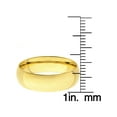thumbnail image 2 of West Coast Jewelry Men's Gold Plated Stainless Steel Wedding Band Ring (6mm), 2 of 4