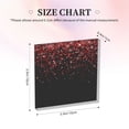 thumbnail image 4 of Wukai Red Glitter1 Print Elegant Acrylic Gift Decorations Perfect for Weddings, Birthdays, Anniversaries, and Home Decor, 4 of 6