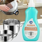 Magic Gel Cleaner for Pots and Pans, Pot and Pan Cleaner for Bottoms, Magic Stainless Steel Cleaner, Black Pot Bottom Cleaner for Cleaning Kitchen Cookware Iron Pot Bottom