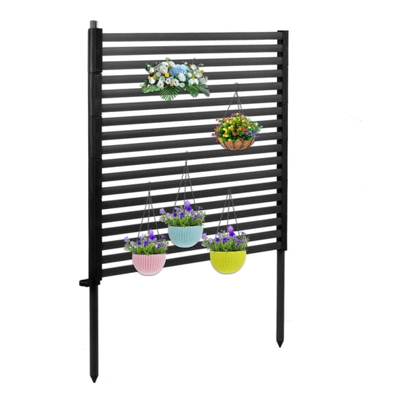 AIHOME Metal Privacy Screen Outside Decorative Panels Divider Outdoor Fence Trash Can Screens Privacy Panel Blockage for Patio Lawn Garden Backyard eco friendly