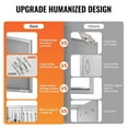 thumbnail image 6 of Double Outdoor Kitchen Door 39W x 26H Inch - Stainless Steel Flush Mount Access Door with Handles for BBQ Cabinets and Grill Islands, 6 of 7