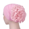 thumbnail image 3 of JAHH Female Spring Summer Casquette Fashion hood Adjustable Hat for Women Flower Ruffle Cancer Chemo Hat Beanie Scarf Head Wrap Cap, 3 of 8