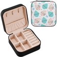 thumbnail image 6 of GZHJMY Easter Eggs Mini Jewelry Box, Portable Leather Travel Small Jewelry Organizer Case for Earring, Necklace, Rings, Bracelets, 6 of 7