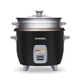 thumbnail image 1 of Proctor Silex Rice Cooker & Food Steamer, 6 Cups Cooked (3 Cups Uncooked), Includes Steam And Rinsing Basket, Black (37510), 1 of 6
