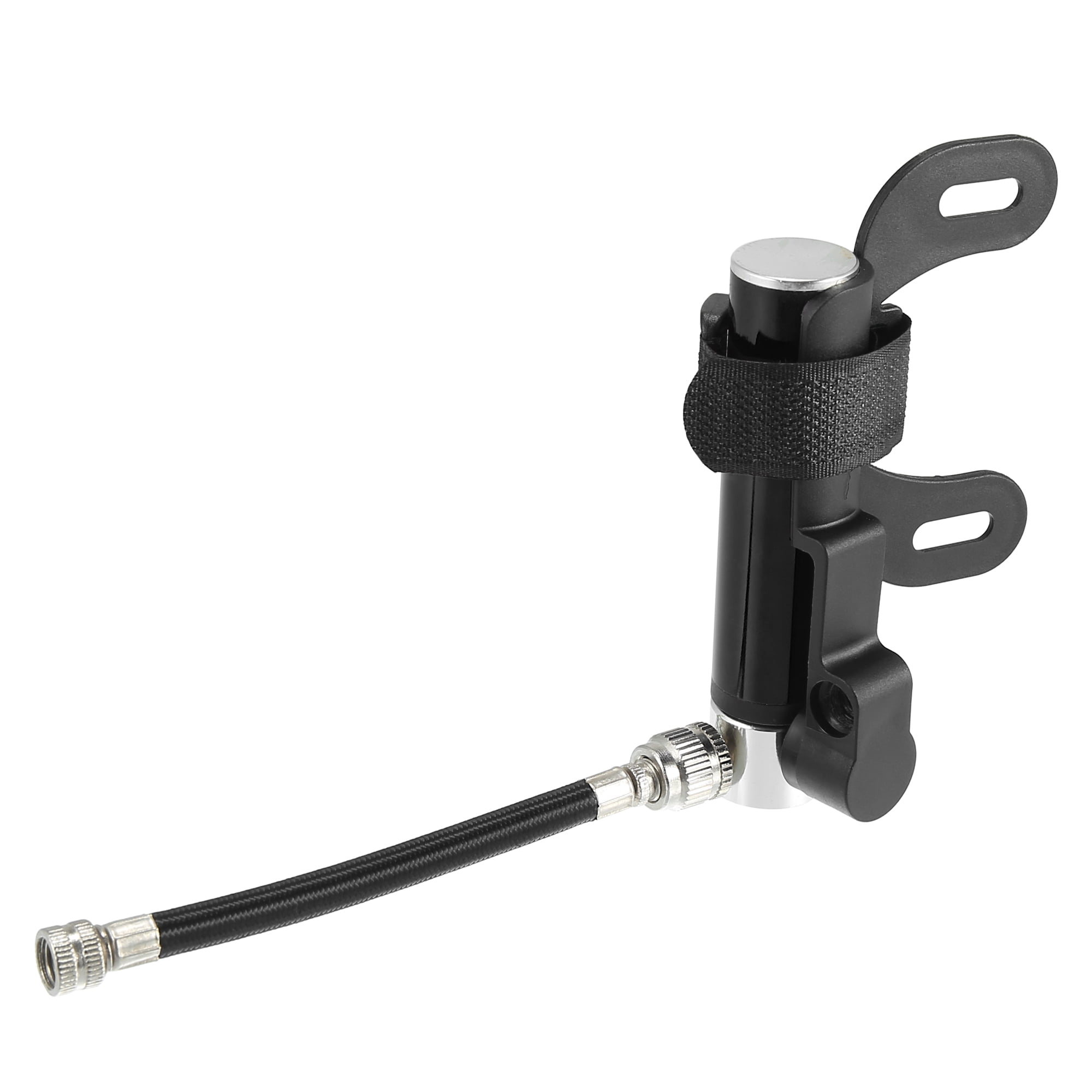 Motoforti Motorforti Mini Bike Pump Portable Kit Aluminum Aluminum Alloy Black
