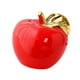 thumbnail image 4 of Figura de manzana, adorno moderno de cerámica, regalo de manzana, estatua de fruta, escultura para Diámetro 105 cm, 4 of 9