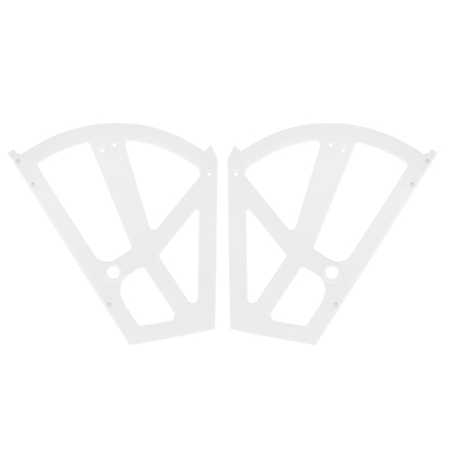 Bisagras de plástico, accesorios para gabinete de zapatos ahuecados de plástico para el hogar, dos bisagras para gabinete de zapatos, valor inmejorable