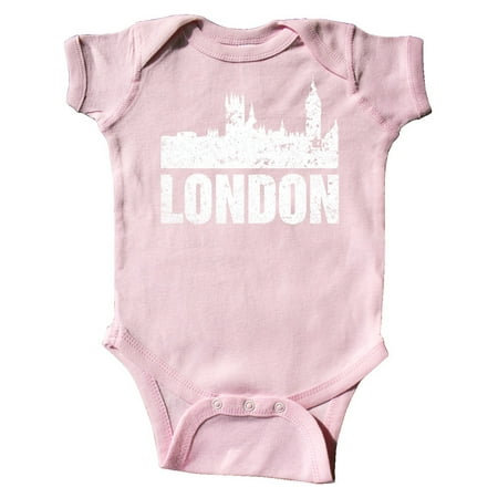 

Inktastic London England City Skyline with Grunge Gift Baby Boy or Baby Girl Bodysuit