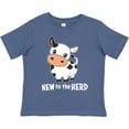 thumbnail image 3 of Inktastic New to the Herd Cute Cow Boys or Girls Toddler T-Shirt, 3 of 5