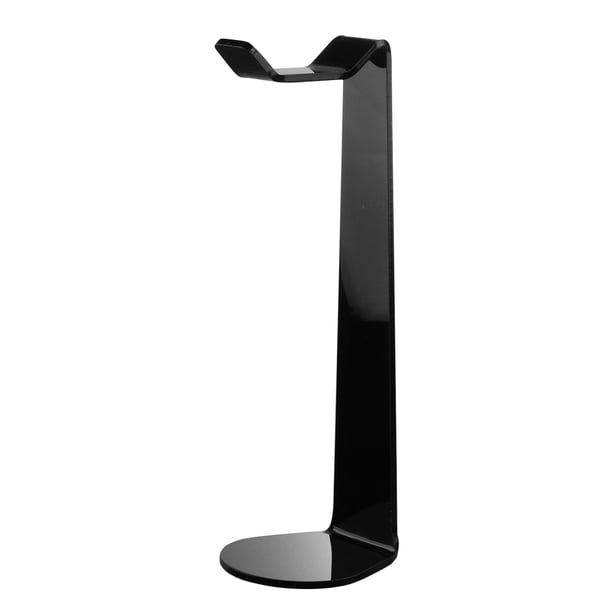 EeaseMX Soporte universal para auriculares, gancho de escritorio, acrílico, para auriculares (negro)