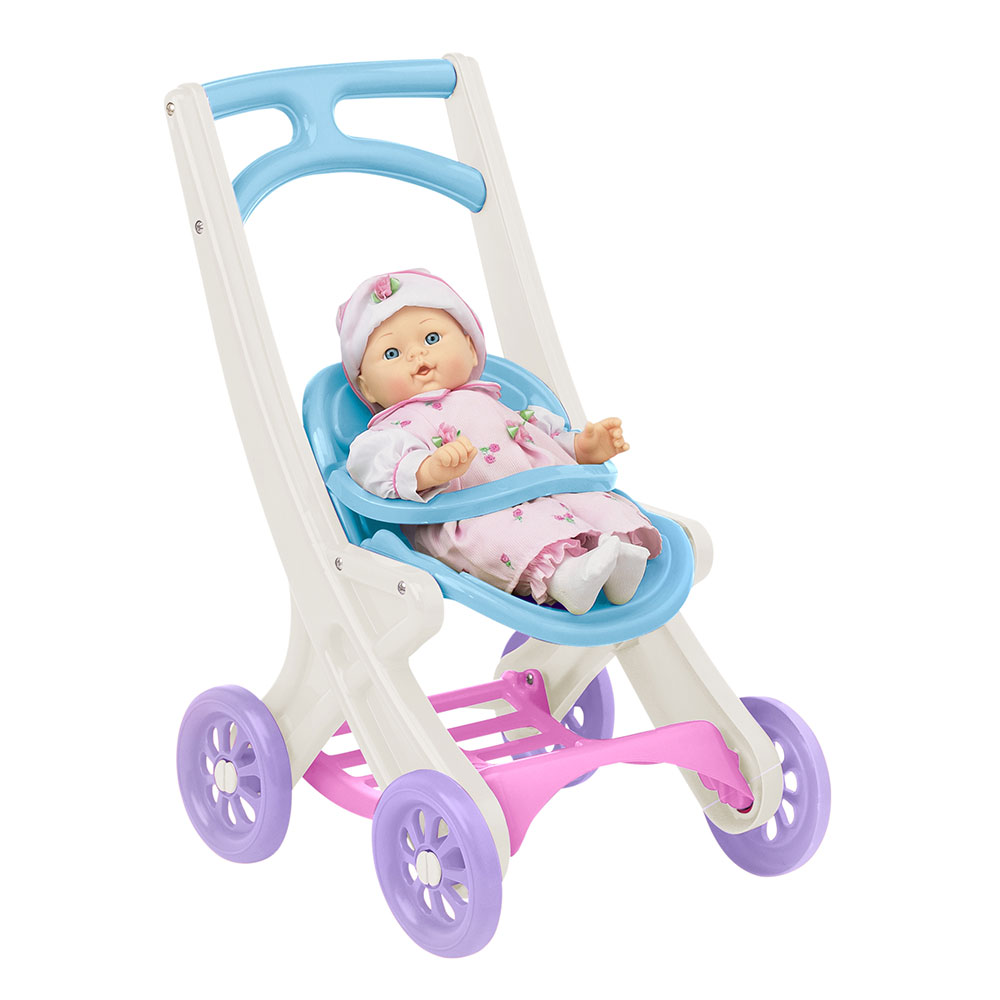 American Plastic Toys 20250 Toddlers On the Go Baby Doll Stroller Buggy & Cradle - image 2 of 3