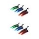 thumbnail image 2 of Advancent 1 par de guardabarros delantero y trasero elegante para bicicleta MTB, juego de guardabarros de plástico para bicicleta de montaña, azul negro 2piezas Advancent CBP589991, 2 of 6