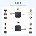 thumbnail image 2 of Transmisor-receptor Bluetooth 5.2 UGREEN para TV Airpods PC, 2 of 9