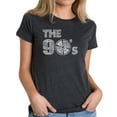 thumbnail image 1 of LA Pop Art Women's Premium Blend Word Art T-shirt - 90S, 1 of 2