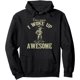 thumbnail image 1 of Once Again I Wake Up Awesome Funny Cowboy Frog Saying Sudadera con capucha, 1 of 2