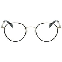 EYEBOBS-3173 BFF 00 Round Reading Glasses Silver/Black Silver  1.00
