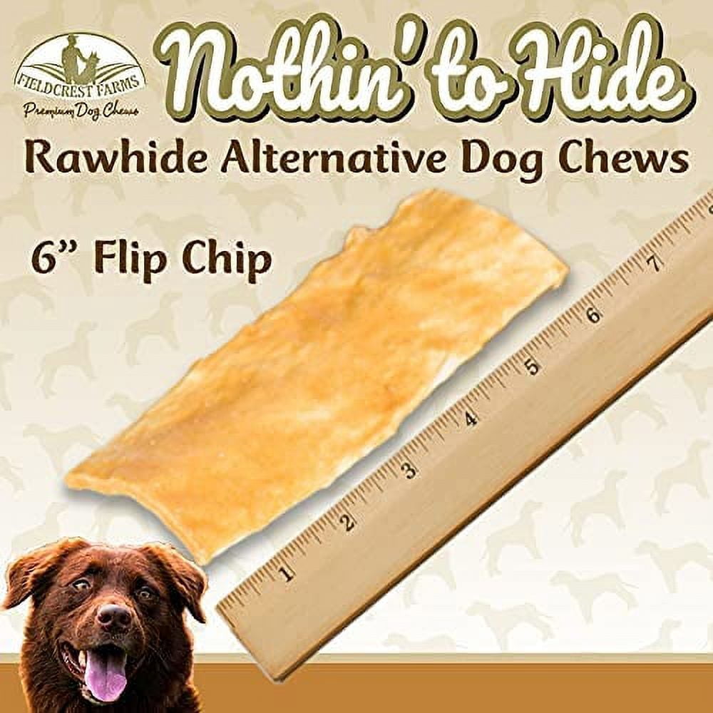 Fieldcrest Farms Nothin' to Hide Rawhide Alternative Flip Chips Chews for Dogs 8.5oz