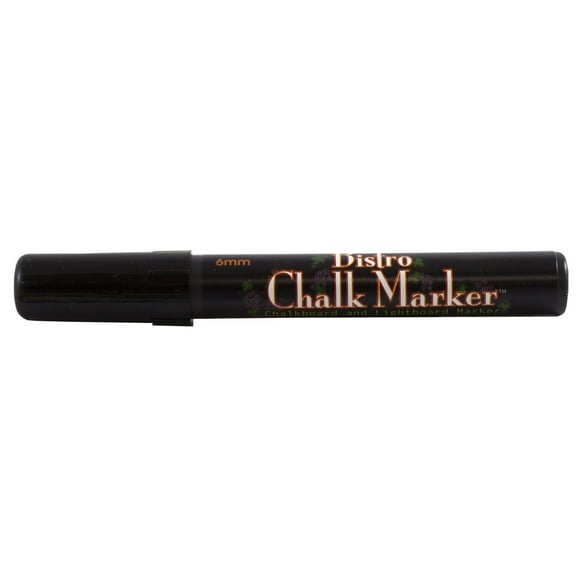 Marvy Uchida Broad Point Chalk Marker, Black, 1/Pack