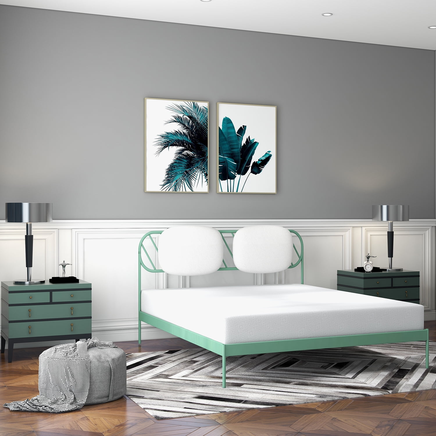 Resenkos 10-Inch Twin Size Mattress Medium Firm Feel Gel Memory Foam Hybrid Mattresses Bed in a Box