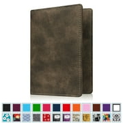 Fintie Passport Holder Travel Wallet RFID Blocking Case Cover Securely Holds Passport Boarding Passes, Gray by Fintie