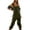 11# Army Green, variant on Womens Fuzzy Fleece Overall Jumpsuits Casual Loose Fit Winter Sherpa Bib Overalls with Pockets Gray XL