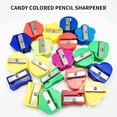 thumbnail image 6 of HBBKVI 25 Pcs Pencil Sharpener, Colorful Pencil Sharpener Portable Manual Pencil Sharpener for Office Supplies Random Color, 6 of 9