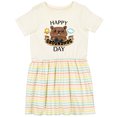 thumbnail image 3 of Inktastic Happy Groundhog Day Cute Girls Toddler Dress, 3 of 5